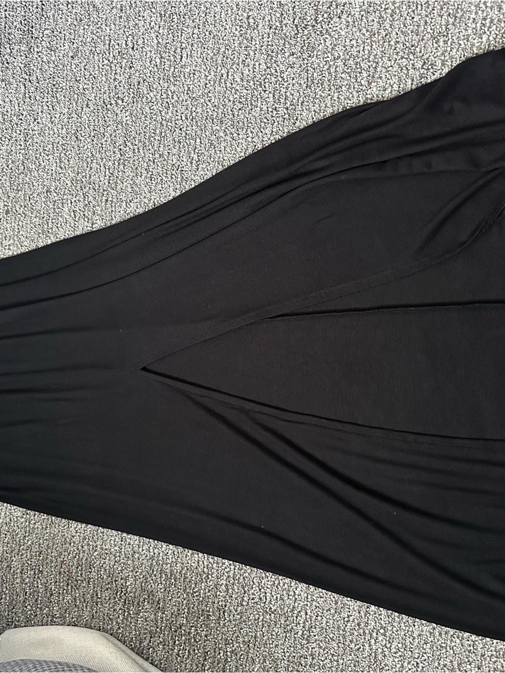 ASOS Black Maxi Skirt with Flared Hem - Picture 3 of 3